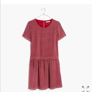 Madewell silk ascot tile dress